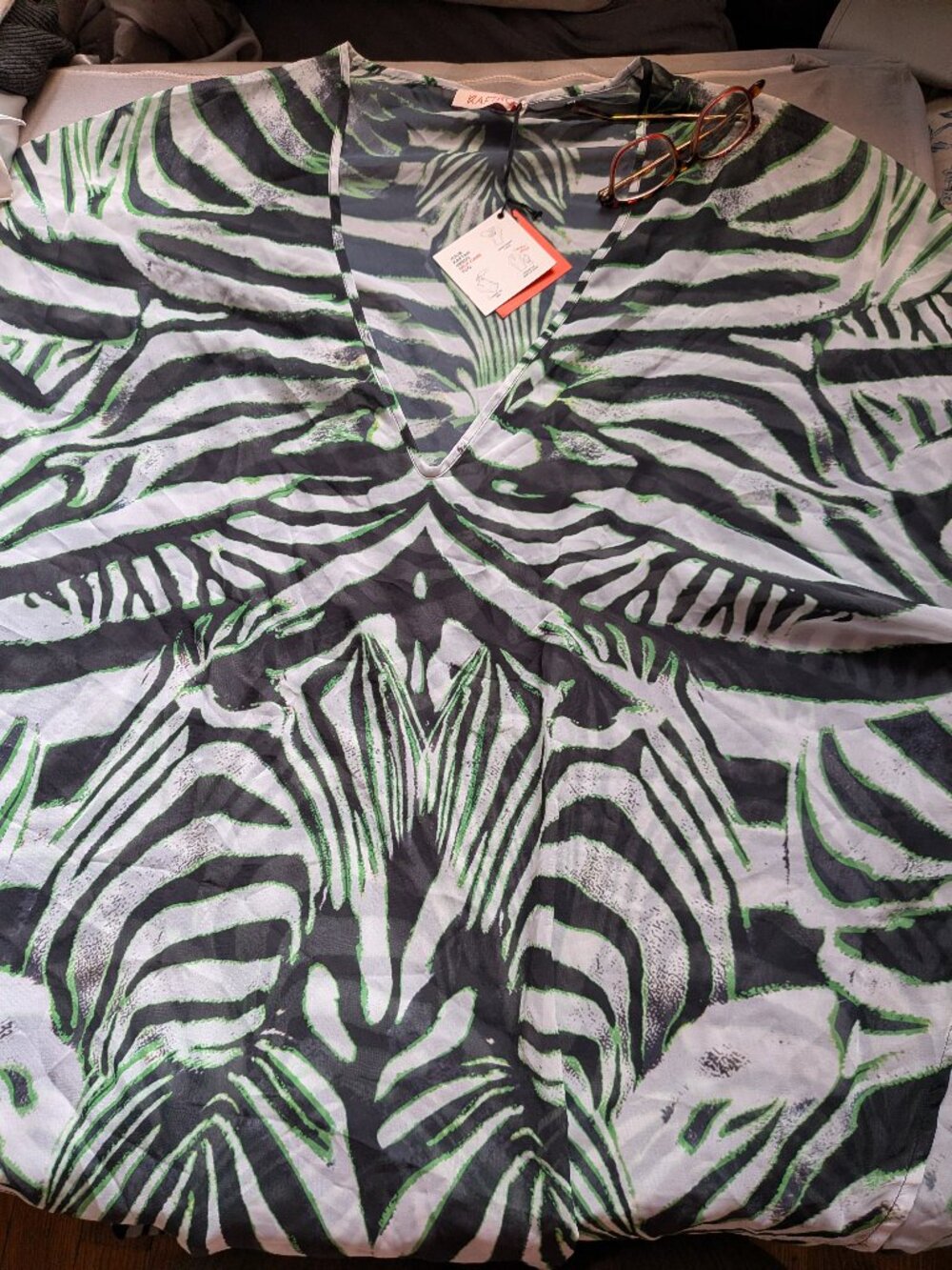 The Original Kaftan by Kaftko Zebra Print - NWT